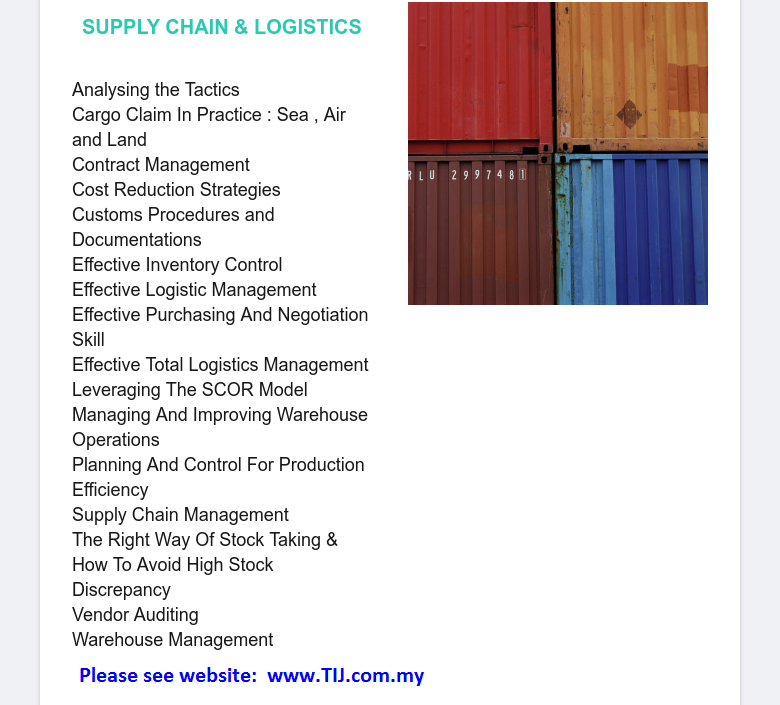 A. Supply Chain & Logistics