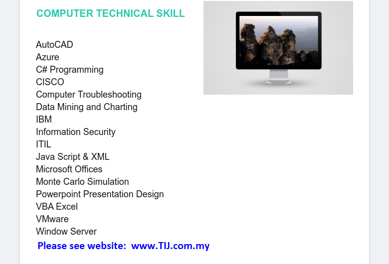 E. Computer Technical Skill